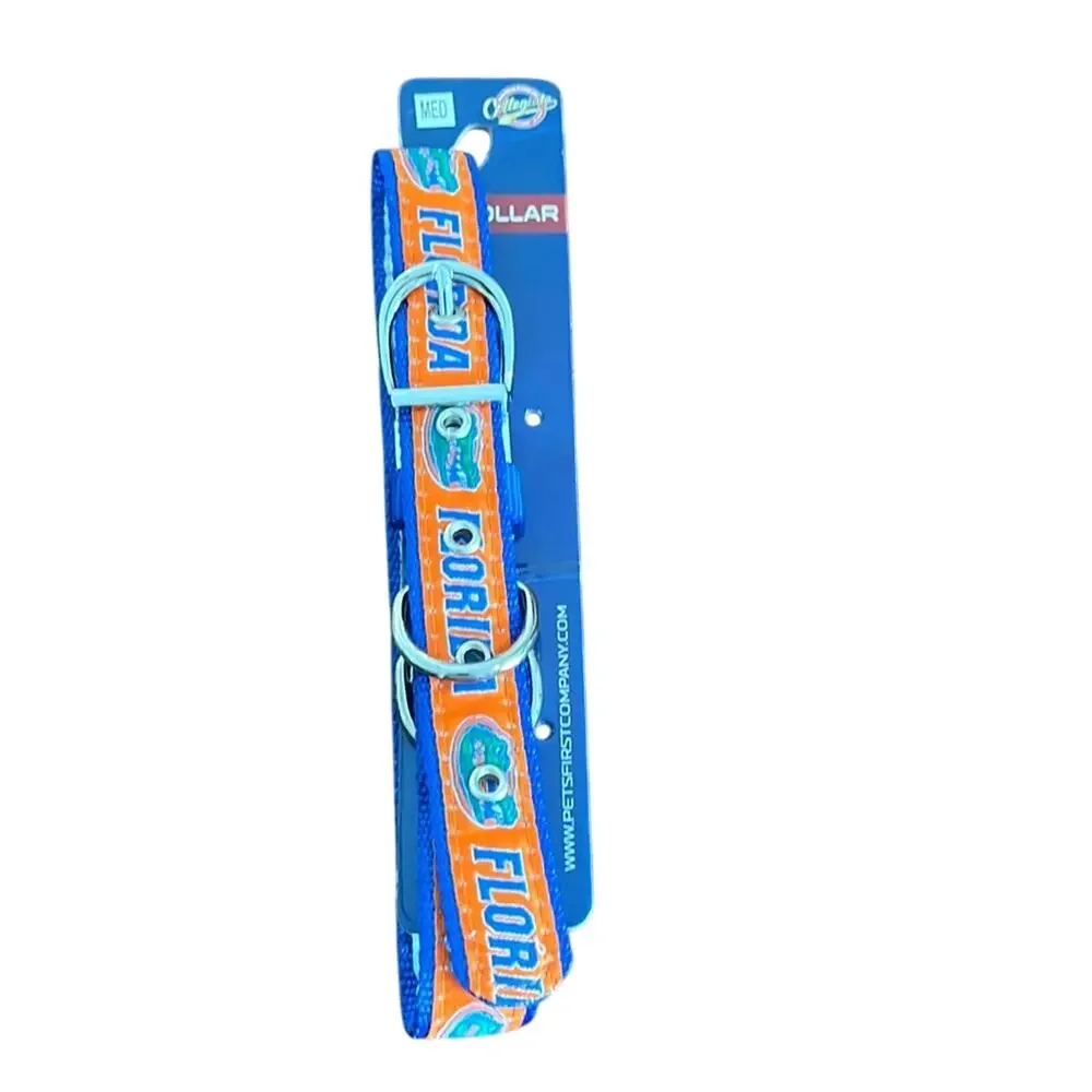 Florida Gators Licensed Collegiate Reversible Dog Collar Size Medium